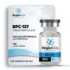 BPC-157 peptide in a vial, promoting healing and tissue repair for faster recovery and muscle regeneration